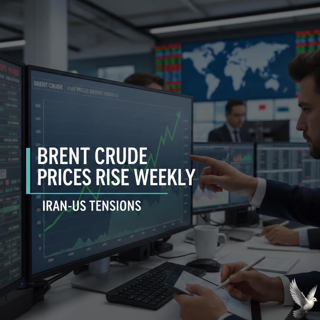 Brent Crude Prices Rise Weekly Amid Iran-US Tensions
