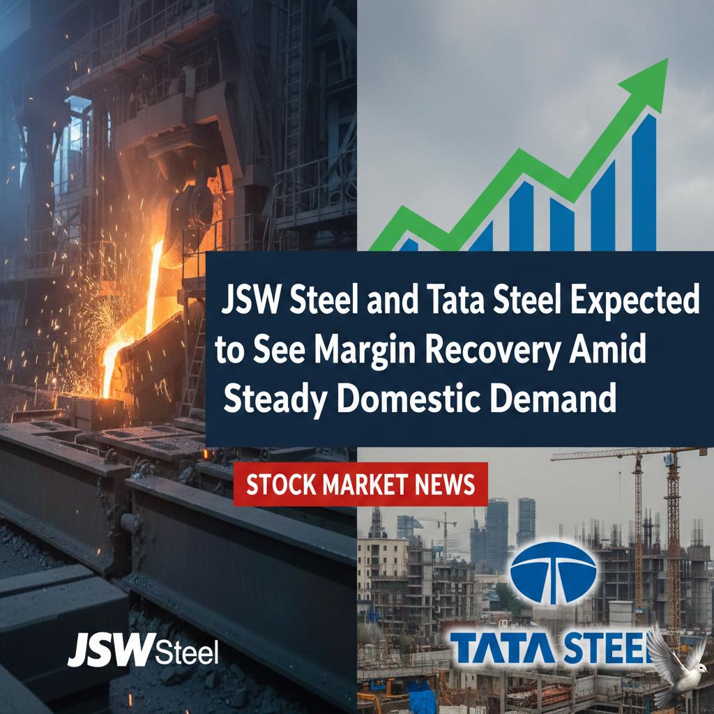 **JSW Steel and Tata Steel Expected to See Margin Recovery Amid Steady Domestic Demand**