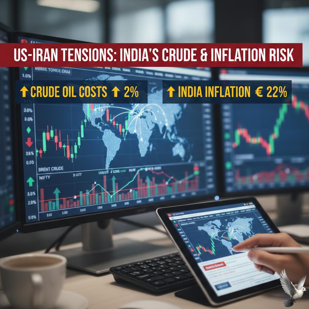 Potential Impact of US-Iran Tensions on India’s Crude Oil Costs and Inflation Rates