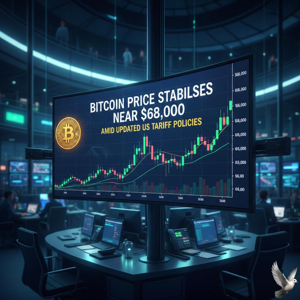 Bitcoin Price Stabilizes Near $68,000 Amid Updated US Tariff Policies