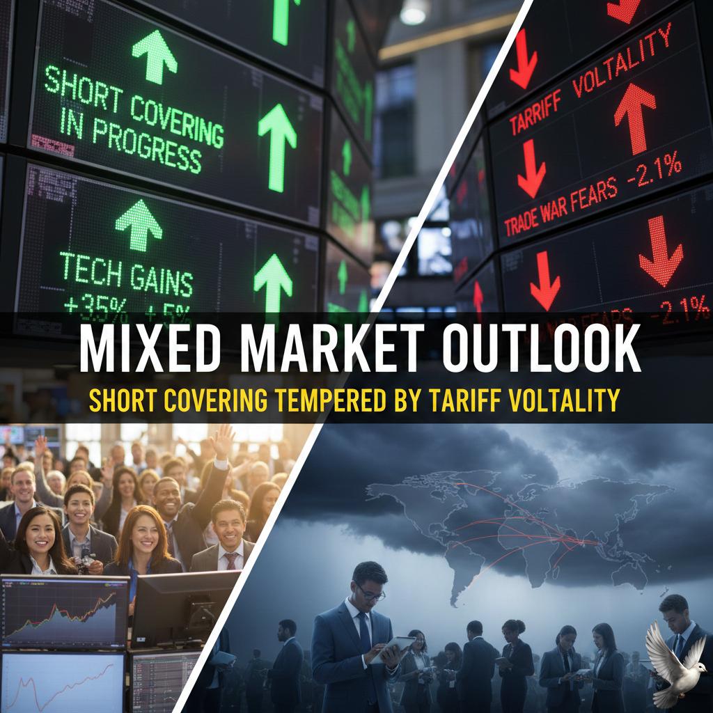 Mixed Market Outlook: Short Covering Tempered by Tariff Volatility