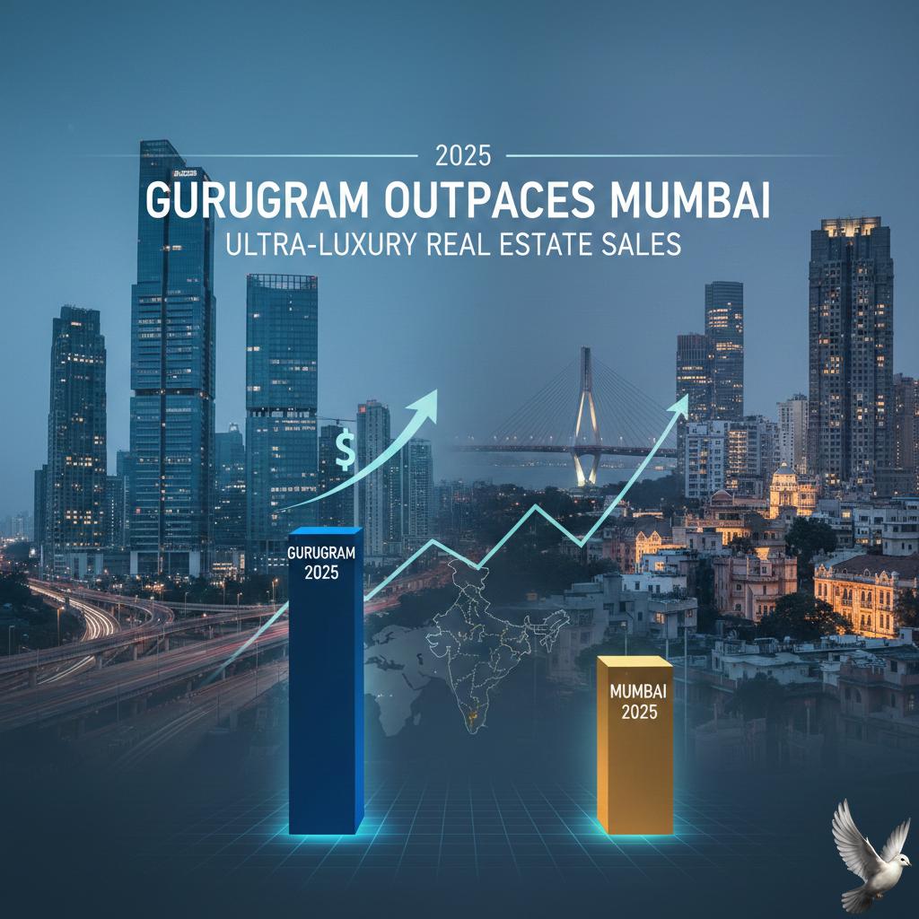 Gurugram Outpaces Mumbai in 2025 Ultra-Luxury Real Estate Sales