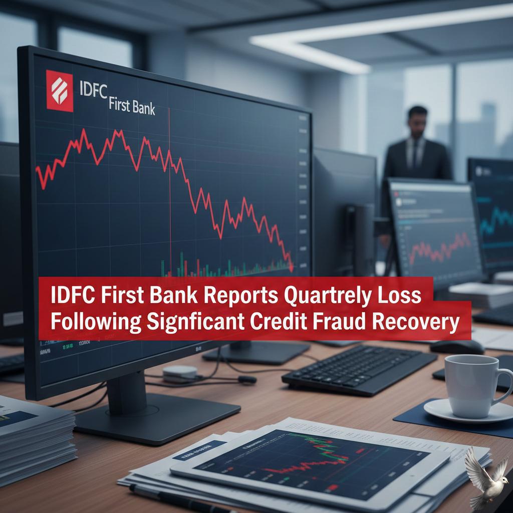IDFC First Bank Reports Quarterly Loss Following Significant Credit Fraud Recovery