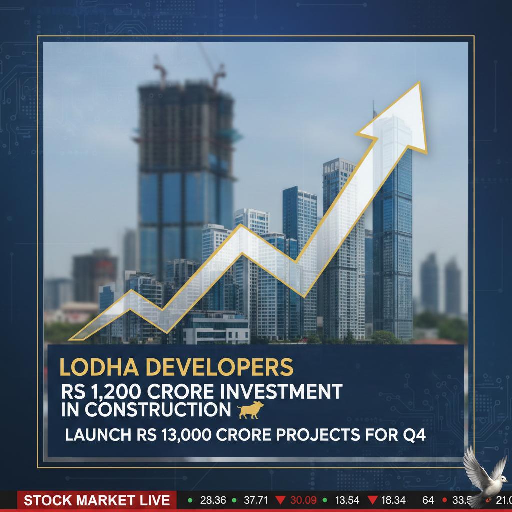 Lodha Developers to Invest Rs 1,200 Crore in Construction and Launch Rs 13,000 Crore in Projects for Q4