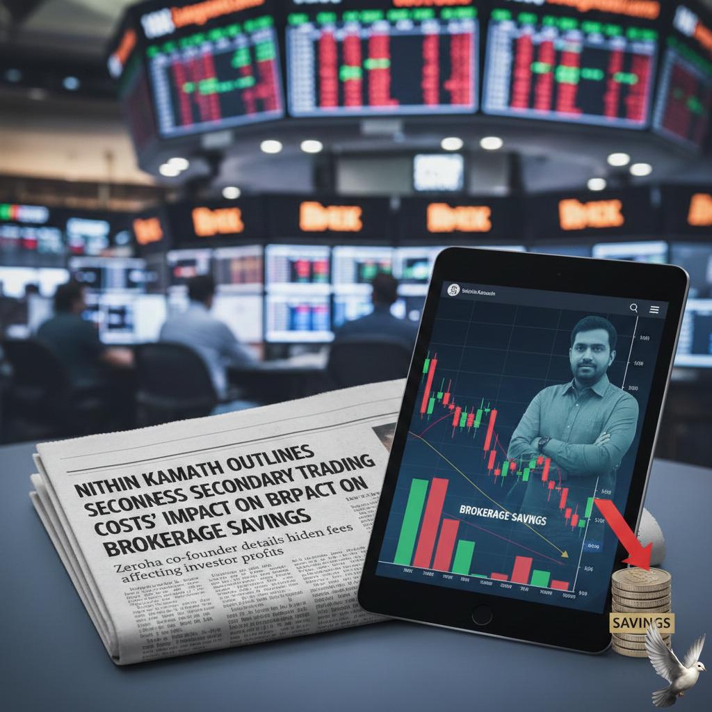 Nithin Kamath Outlines Impact of Secondary Trading Costs on Brokerage Savings
