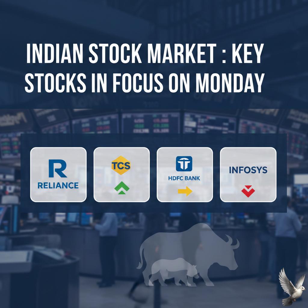 Indian Stock Market: Key Stocks in Focus on Monday