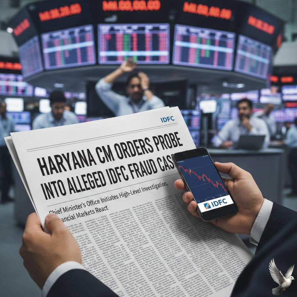 Haryana CM Orders Probe Into Alleged IDFC Fraud Case