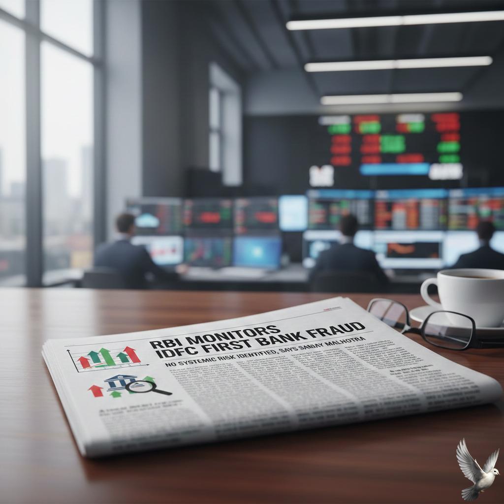 RBI Monitors IDFC First Bank Fraud; No Systemic Risk Identified, Says Sanjay Malhotra