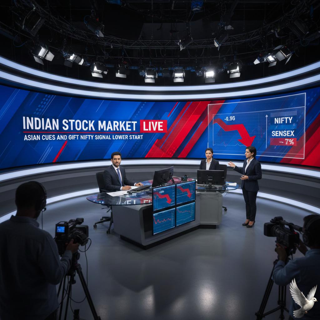 Indian Stock Market Live: Asian Cues and GIFT Nifty Signal Lower Start