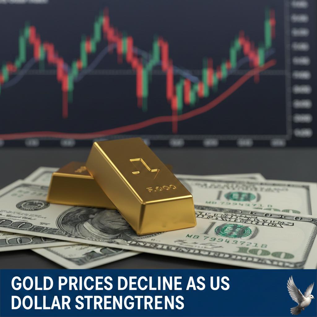 Gold Prices Decline as US Dollar Strengthens