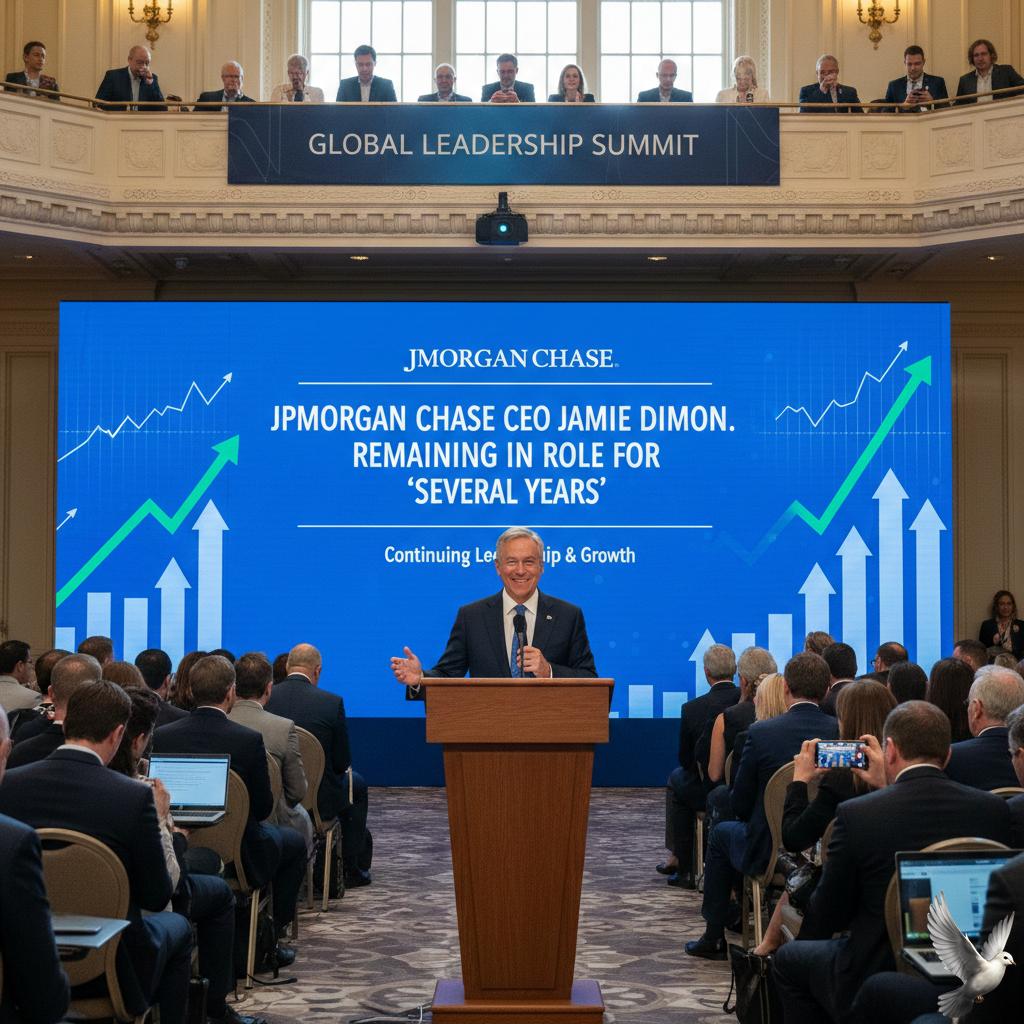 JPMorgan Chase CEO Jamie Dimon Announces Plans to Remain in Role for Several Years