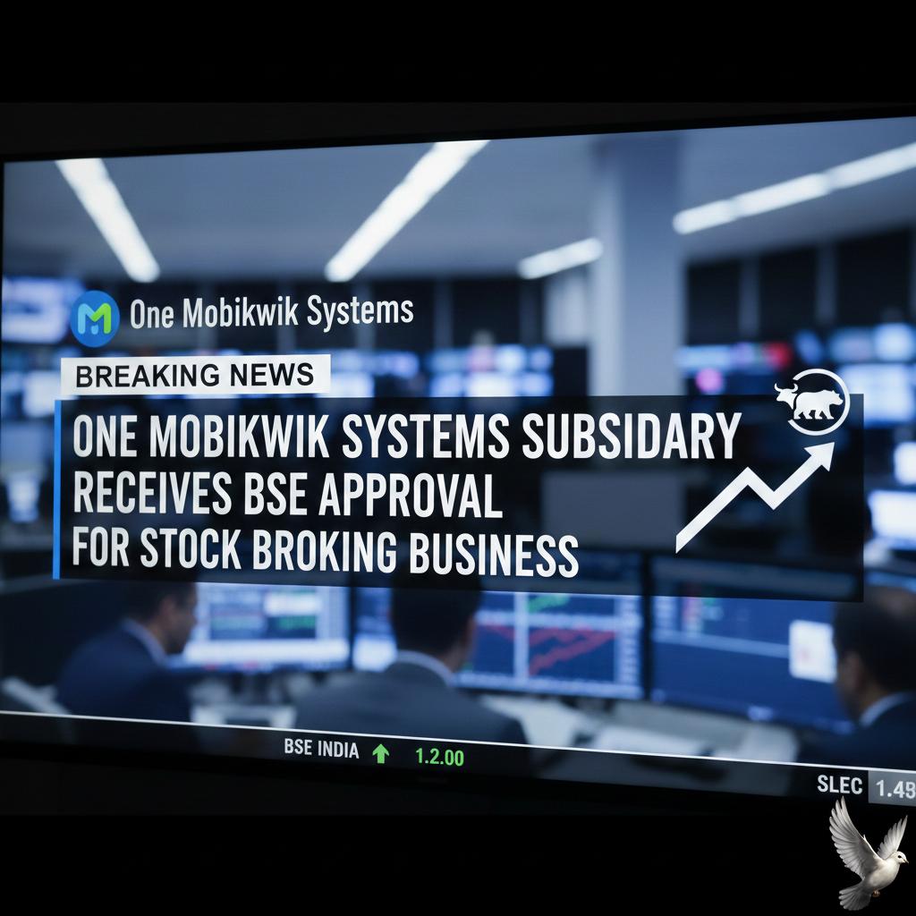 One Mobikwik Systems Subsidiary Receives BSE Approval for Stock Broking Business