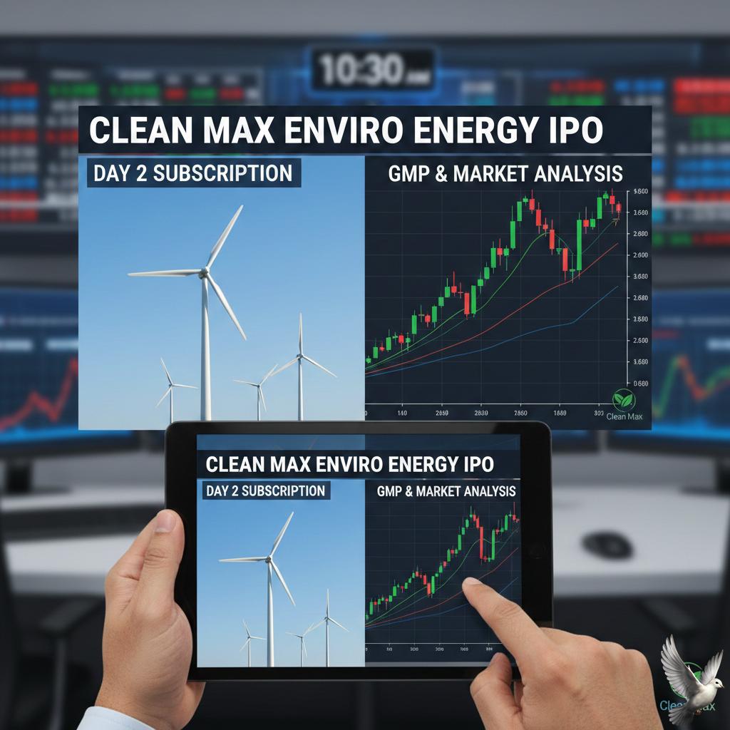**Clean Max Enviro Energy IPO: Day 2 Subscription, GMP, and Market Analysis**