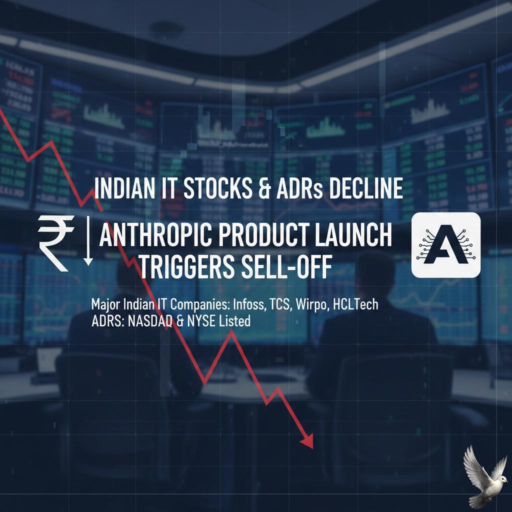 Indian IT Stocks and ADRs Decline Following Anthropic Product Launch