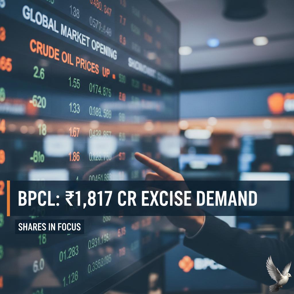 BPCL Shares in Focus Following ₹1,817 Crore Excise Demand Order