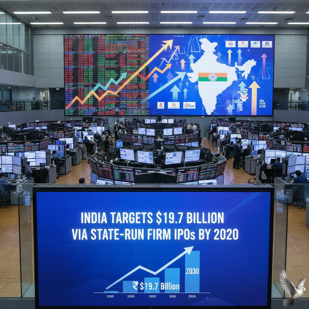 India Targets $19.7 Billion via State-Run Firm IPOs by 2030