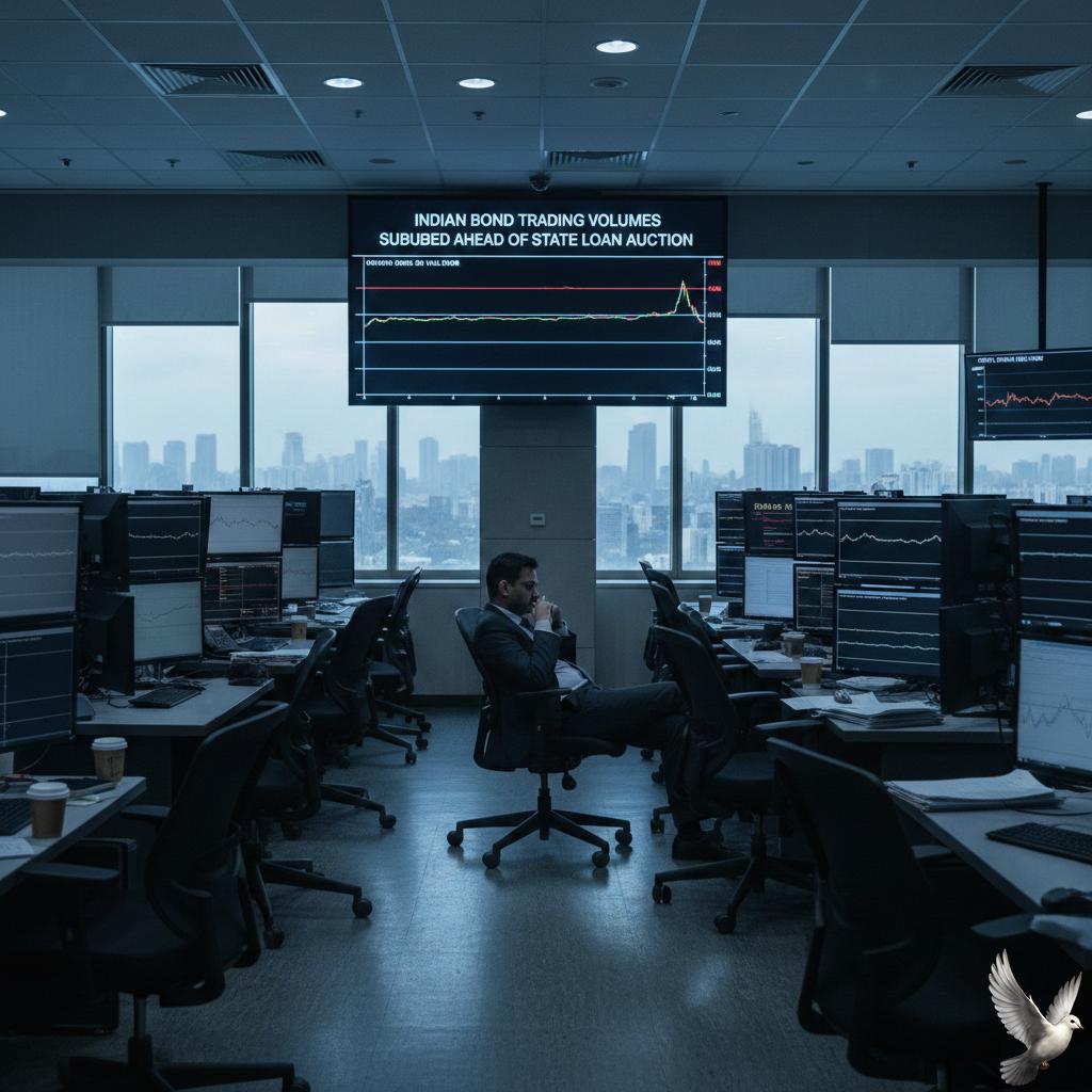 Indian Bond Trading Volumes Subdued Ahead of State Loan Auction