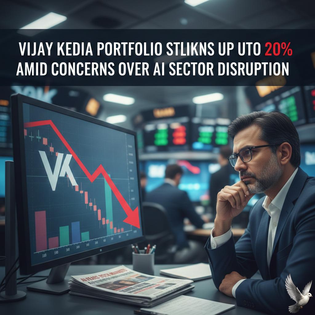 Vijay Kedia portfolio stocks decline up to 20% amid concerns over AI sector disruption