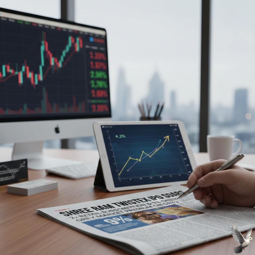 Shree Ram Twistex IPO Receives 2x Retail Subscription and 9% Grey Market Premium on Second Day