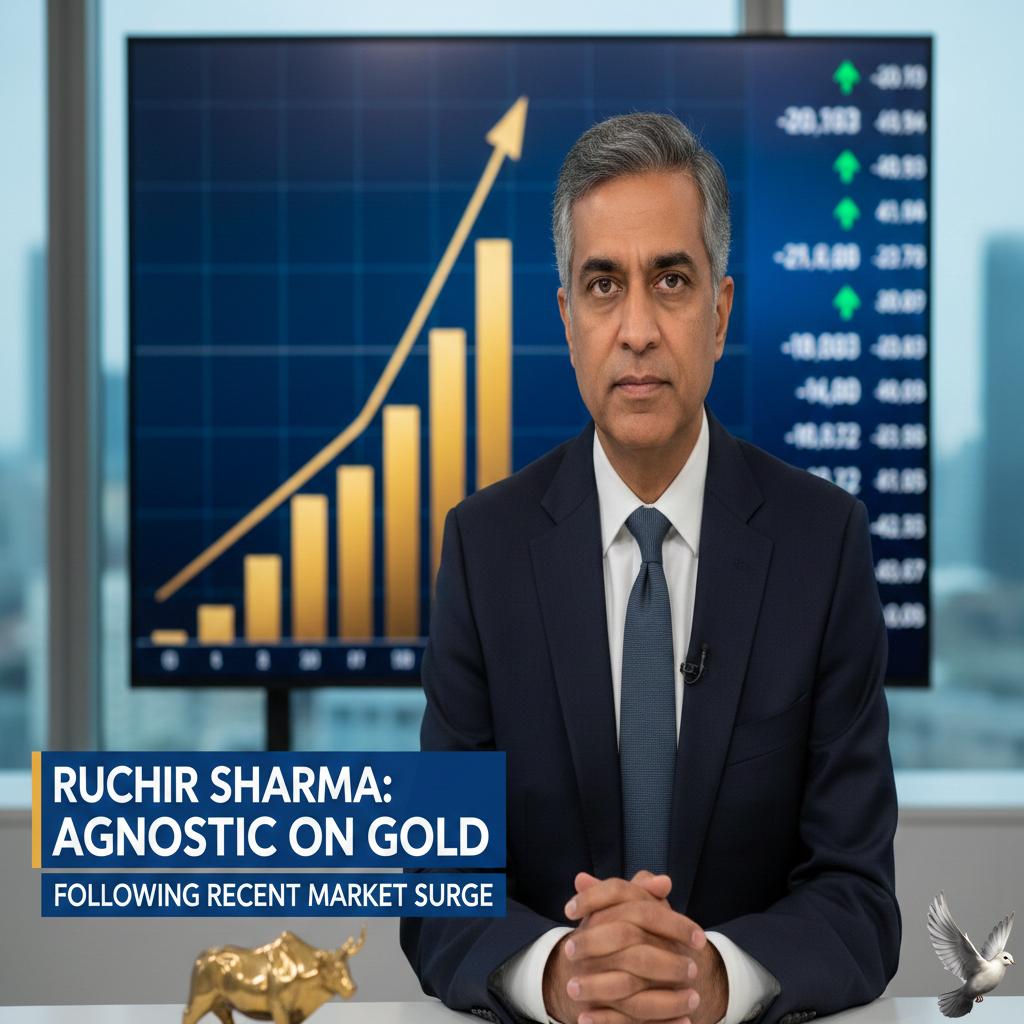 Ruchir Sharma Shifts to Agnostic Stance on Gold Following Recent Market Surge
