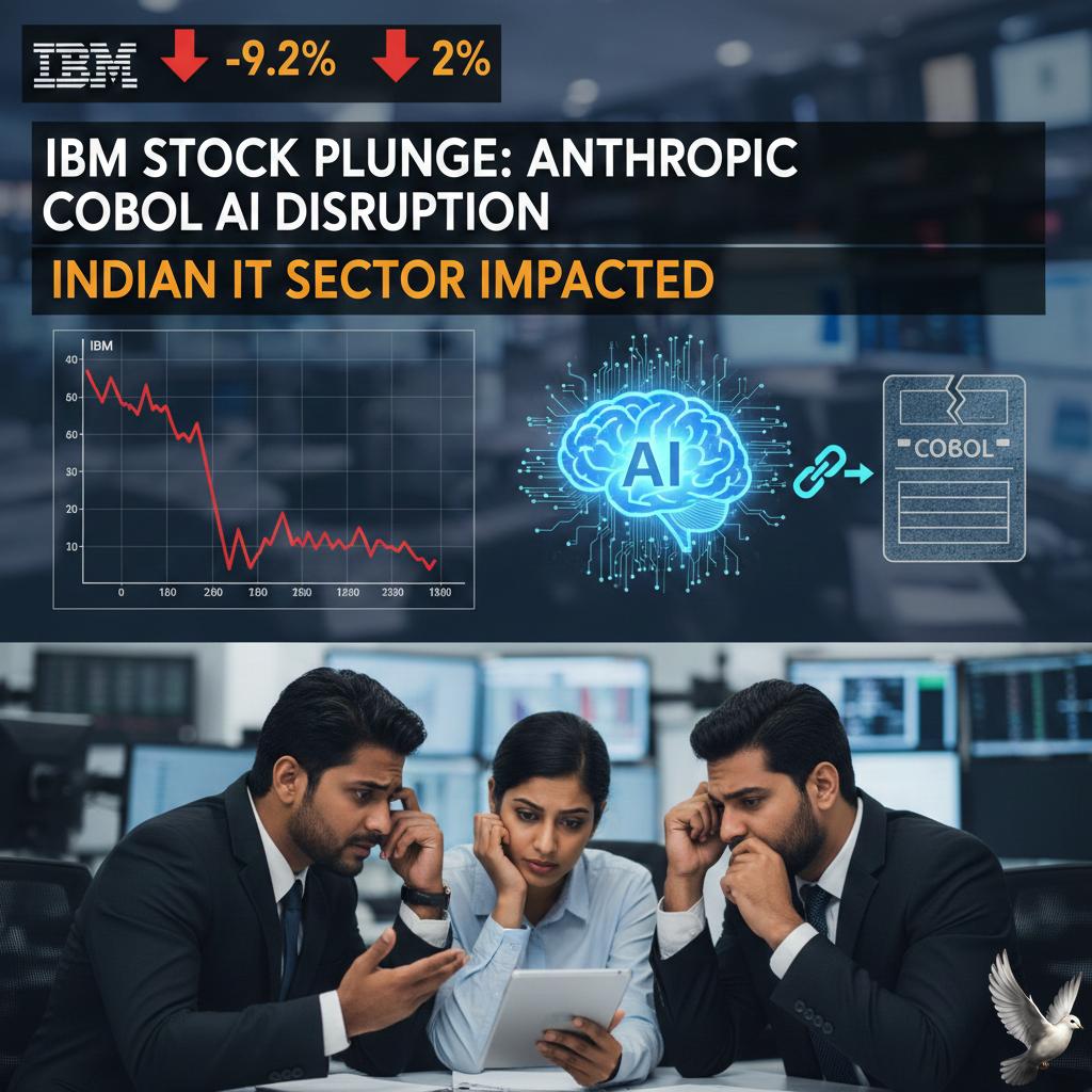 IBM Stock Drop Linked to Anthropic COBOL Disruption Weighs on Indian IT Sector