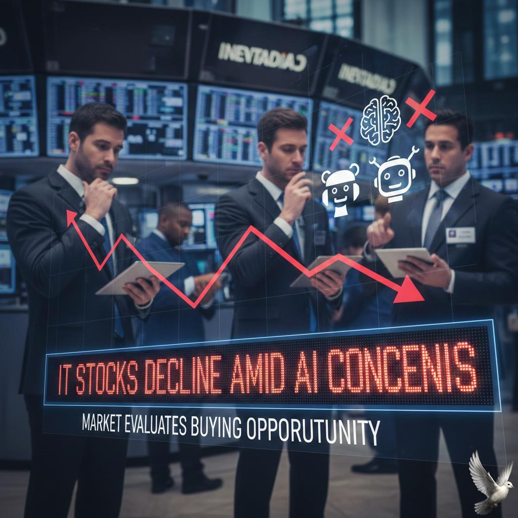 IT Stocks Decline Amid AI Concerns as Market Evaluates Buying Opportunity