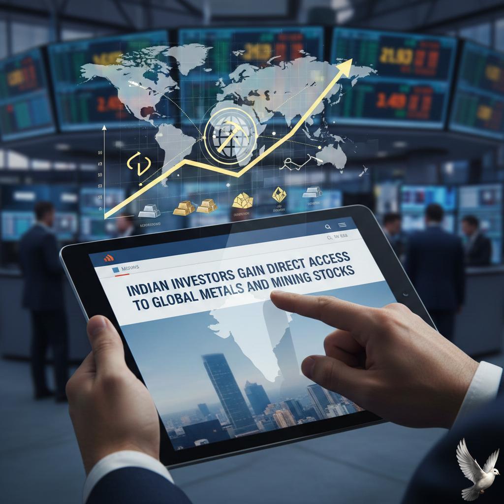 Indian Investors Gain Direct Access to Global Metals and Mining Stocks