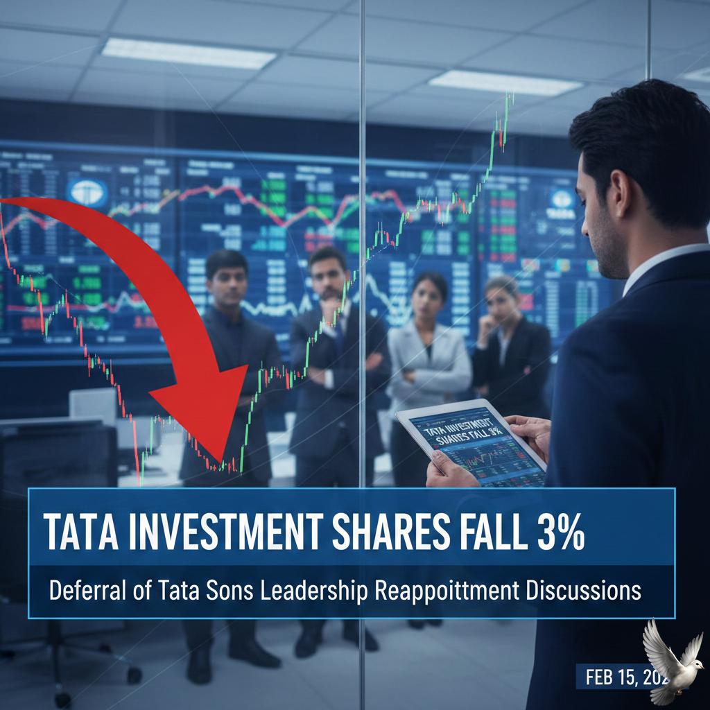 Tata Investment Shares Fall 3% Following Deferral of Tata Sons Leadership Reappointment Discussions