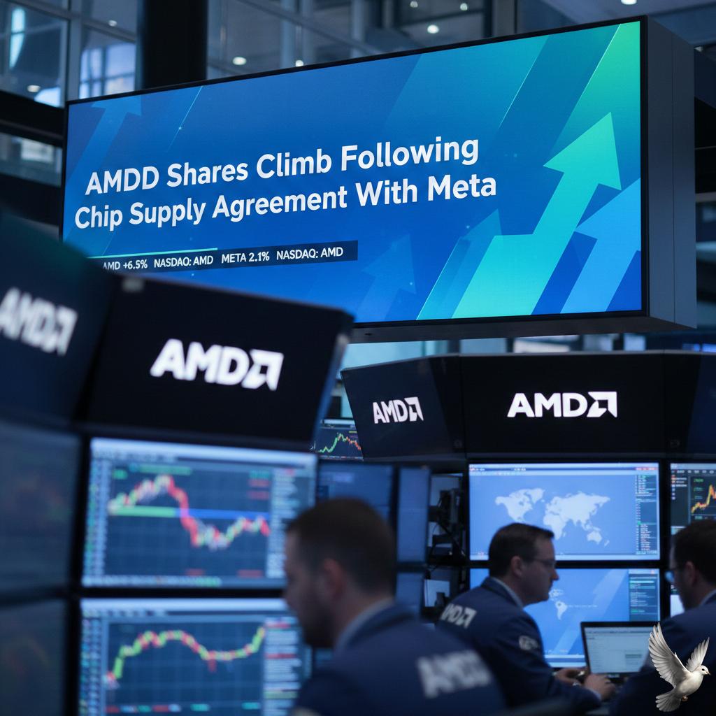 AMD Shares Climb Following Chip Supply Agreement With Meta
