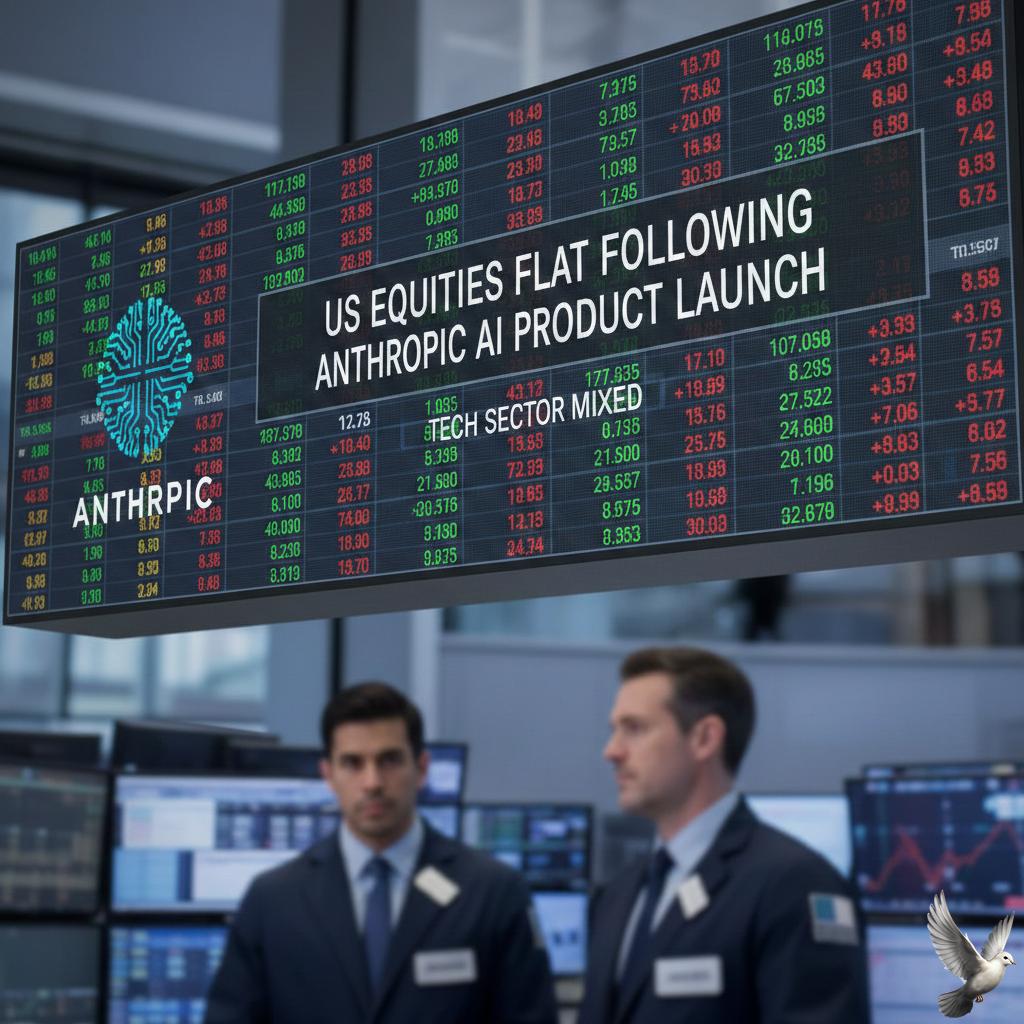 US Equities Flat Following Anthropic AI Product Launch