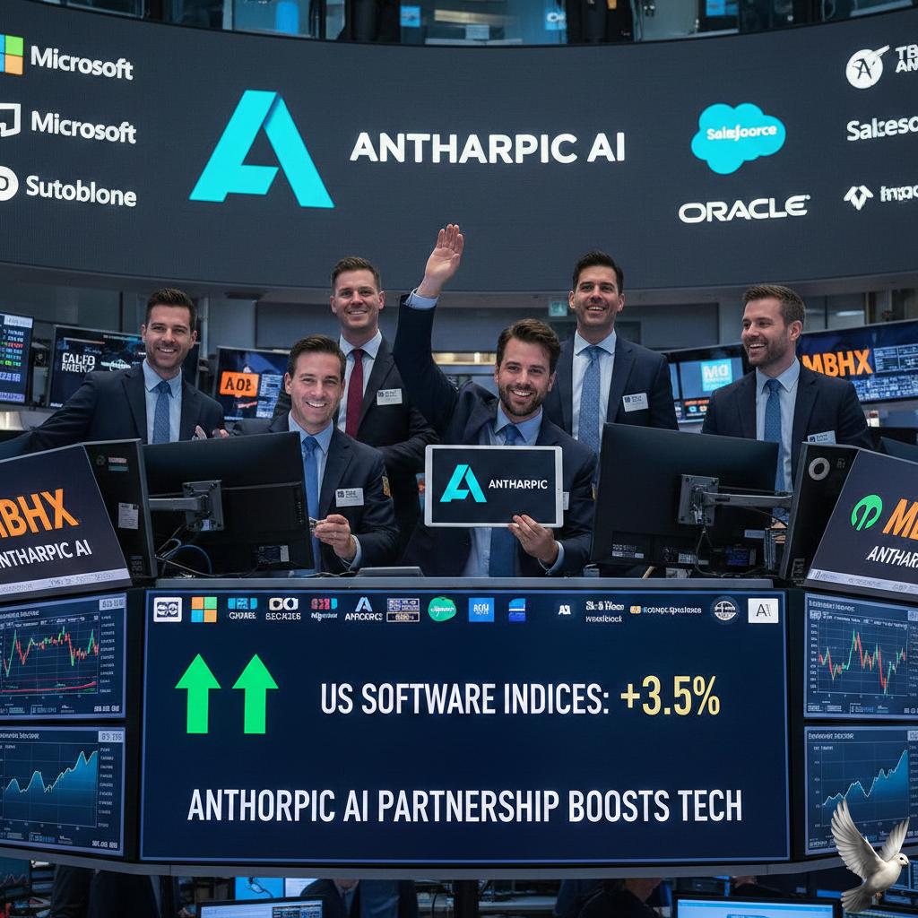 US Software Stocks Rise Following Anthropic Announcement