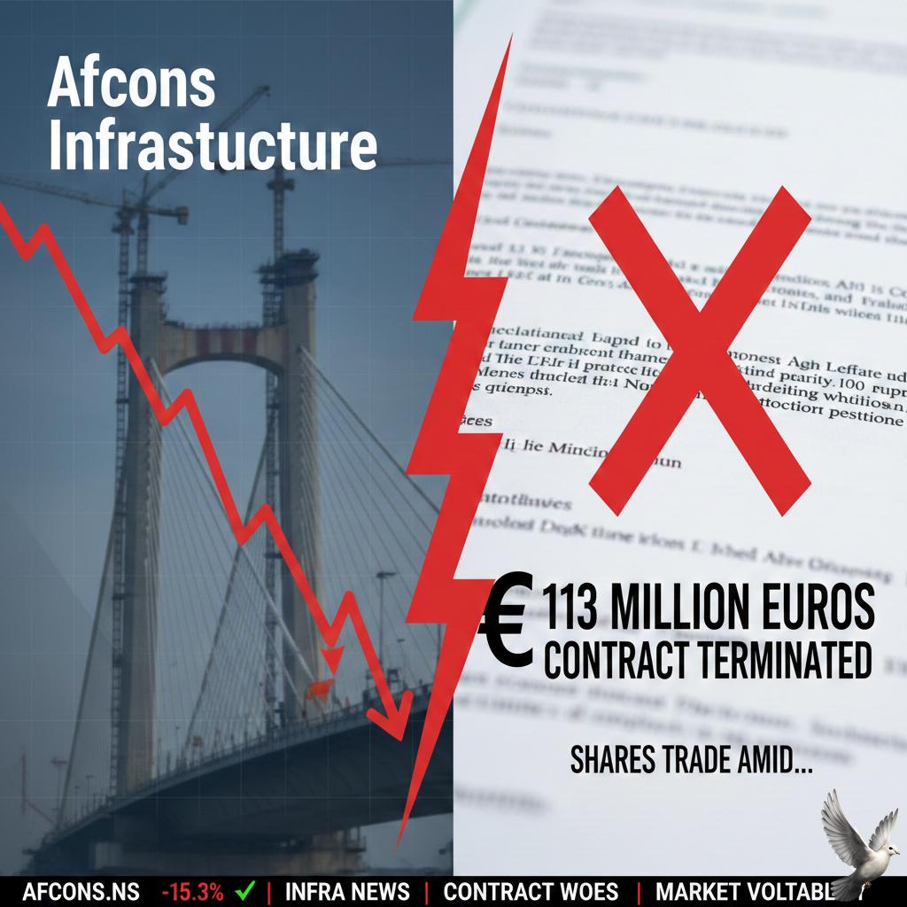 Afcons Infrastructure Shares Trade Amid Termination of €113 Million Contract
