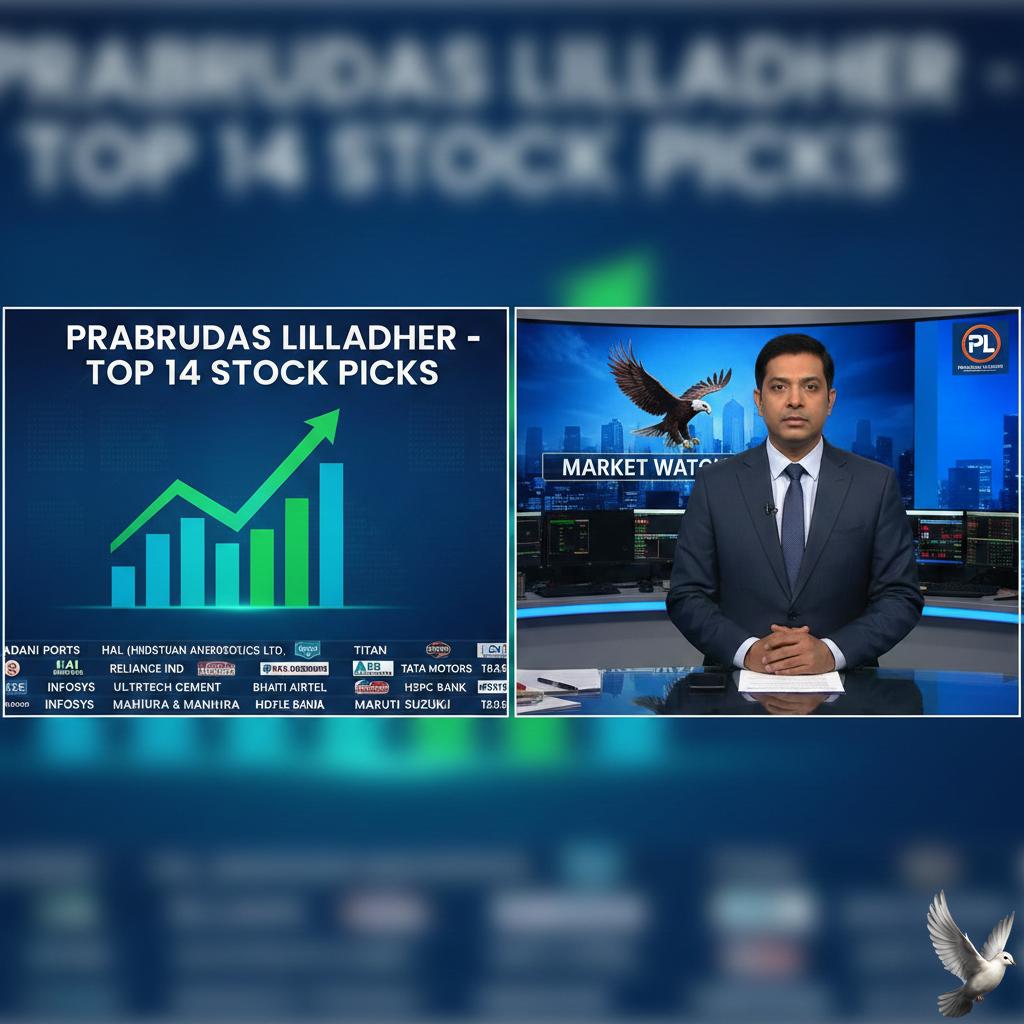 Prabhudas Lilladher Lists 14 Top Stock Picks Including Adani Ports, HAL, and Titan