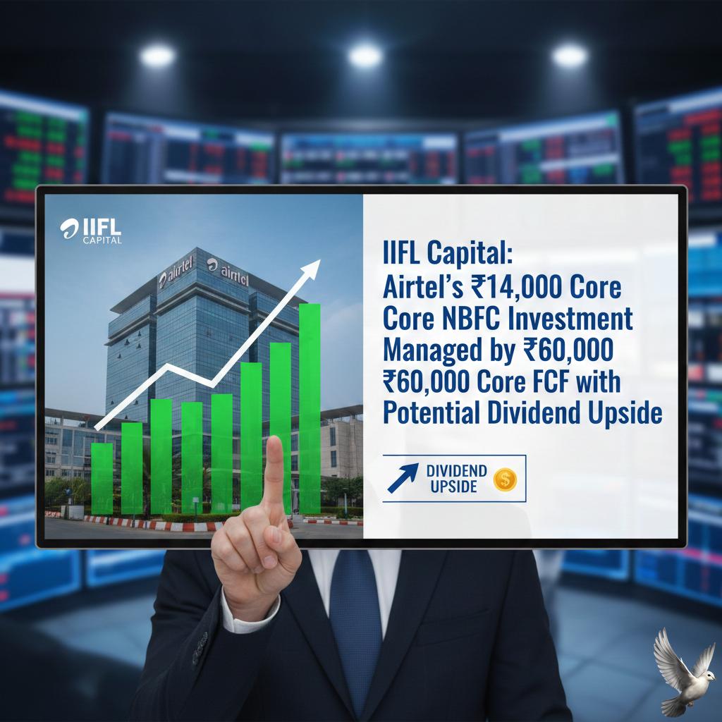 IIFL Capital: Airtel’s ₹14,000 Crore NBFC Investment Managed by ₹60,000 Crore FCF with Potential Dividend Upside