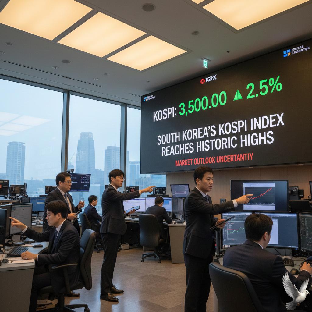 South Korea’s Kospi Index Reaches Historic Highs Amid Market Outlook Uncertainty