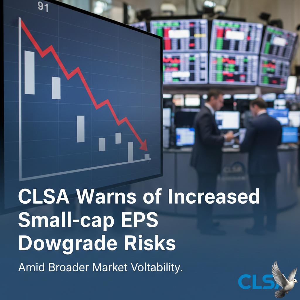 CLSA Warns of Increased Small-cap EPS Downgrade Risks Amid Broader Market Volatility