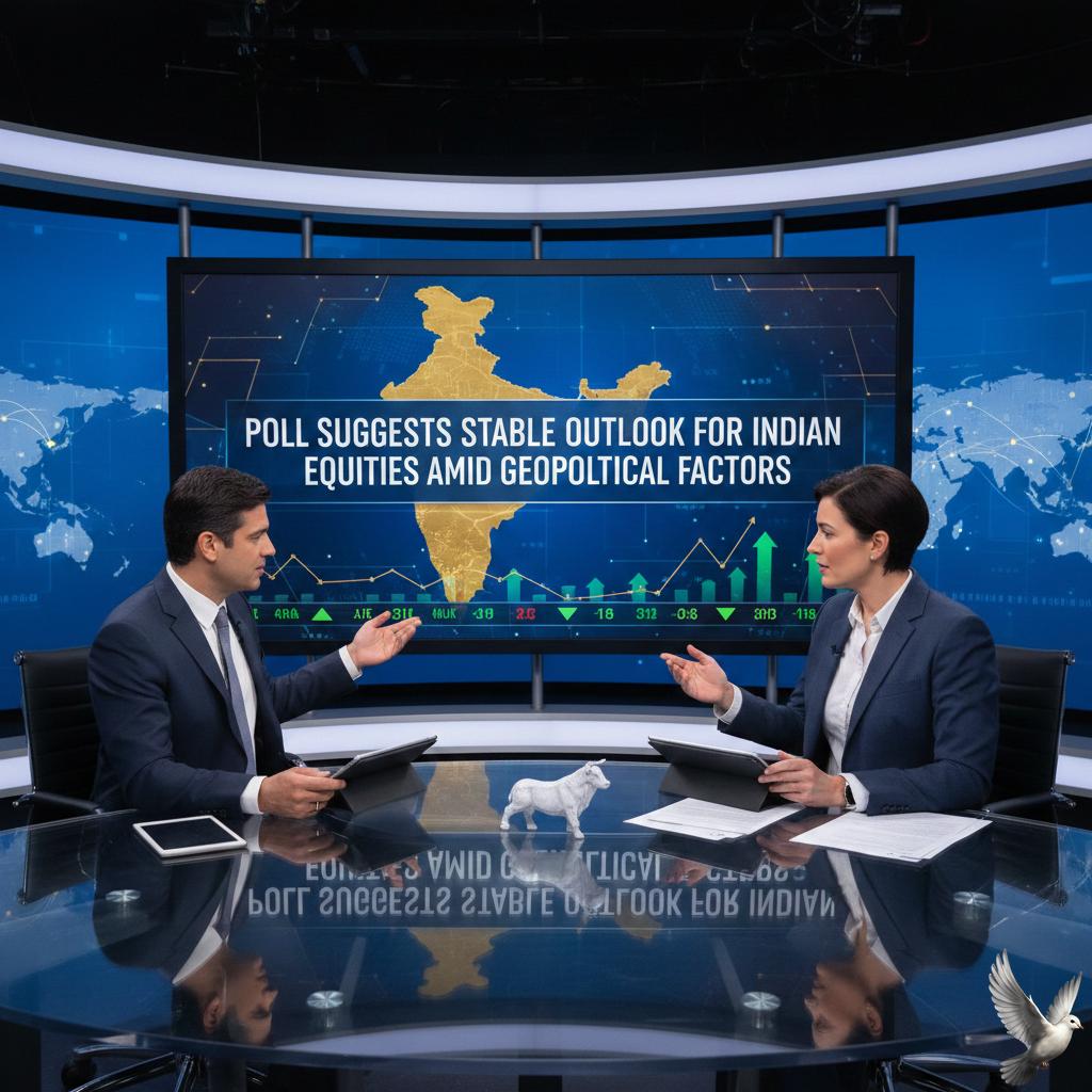 Poll Suggests Stable Outlook for Indian Equities Amid Geopolitical Factors