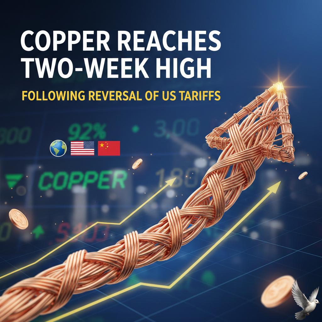 Copper Reaches Two-Week High Following Reversal of US Tariffs