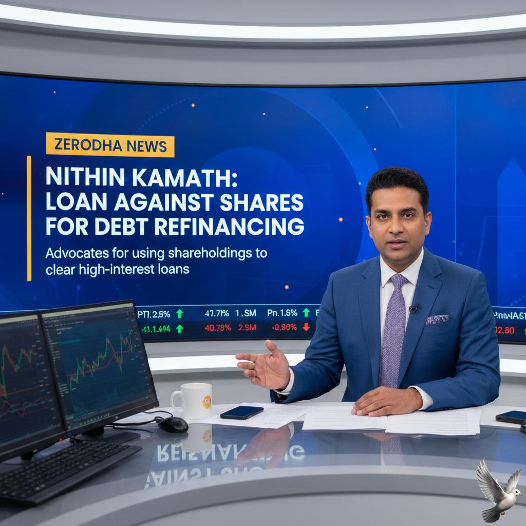 Zerodha’s Nithin Kamath Advocates for Loan Against Shares to Refinance High-Interest Debt