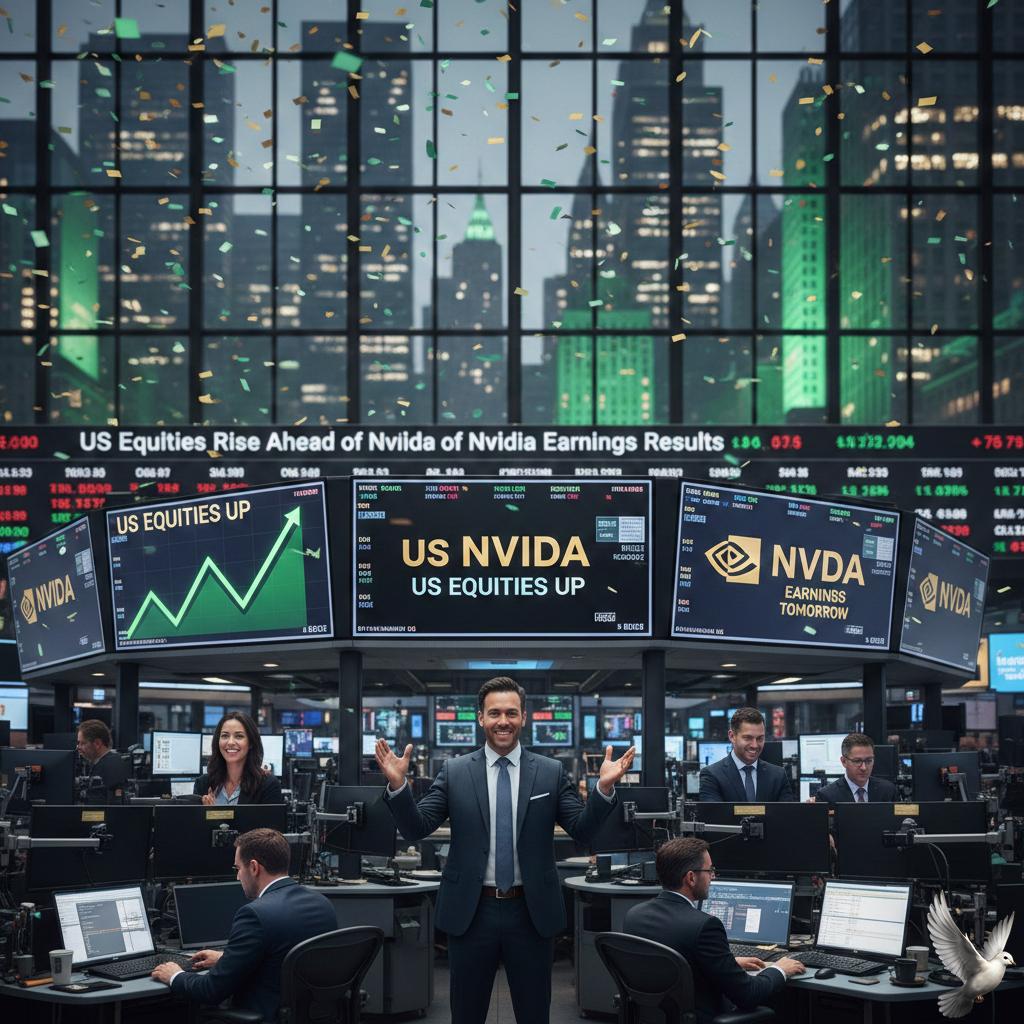 US Equities Rise Ahead of Nvidia Earnings Results