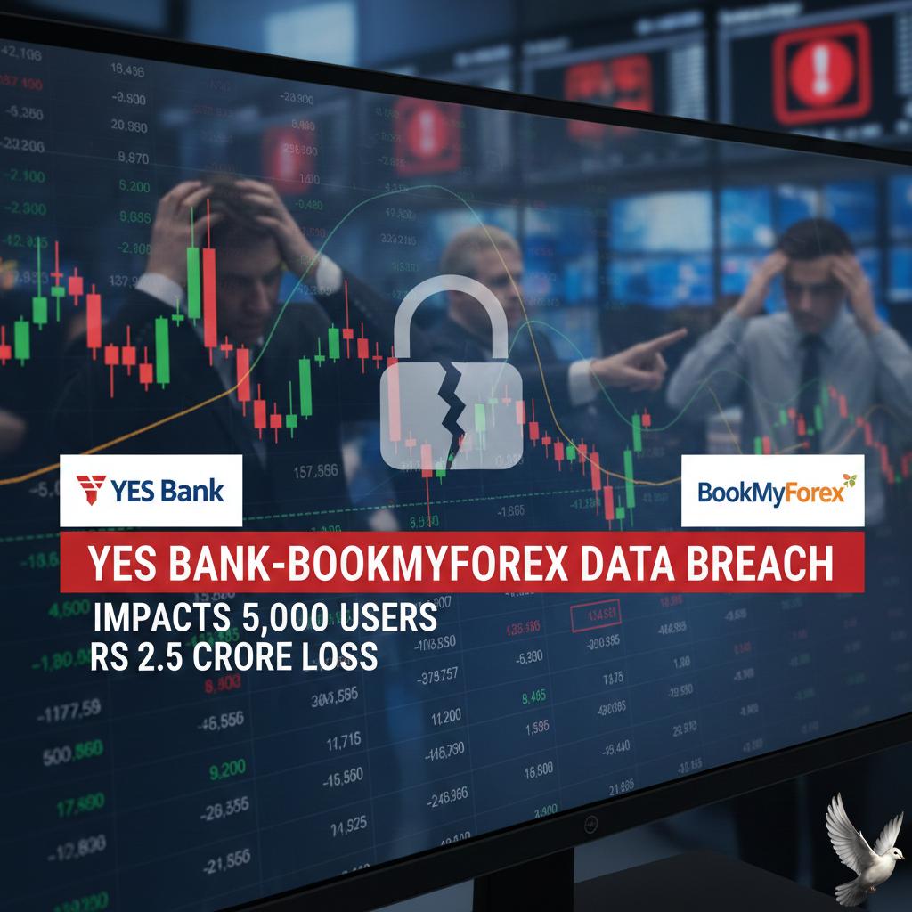 Yes Bank-BookMyForex Data Breach Impacts 5,000 Users with Rs 2.5 Crore Loss