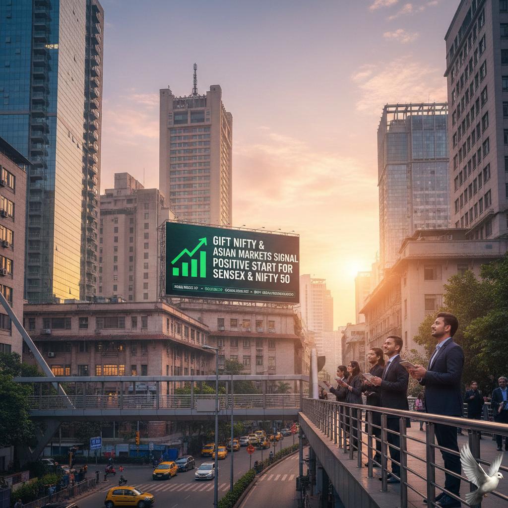 GIFT Nifty and Asian Markets Signal Positive Start for Sensex and Nifty 50