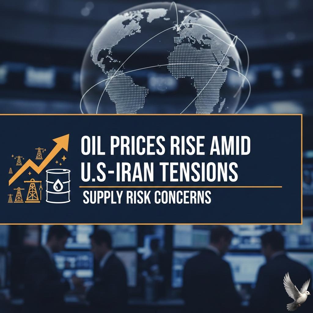 Oil Prices Rise Amid U.S.-Iran Tensions and Supply Risk Concerns