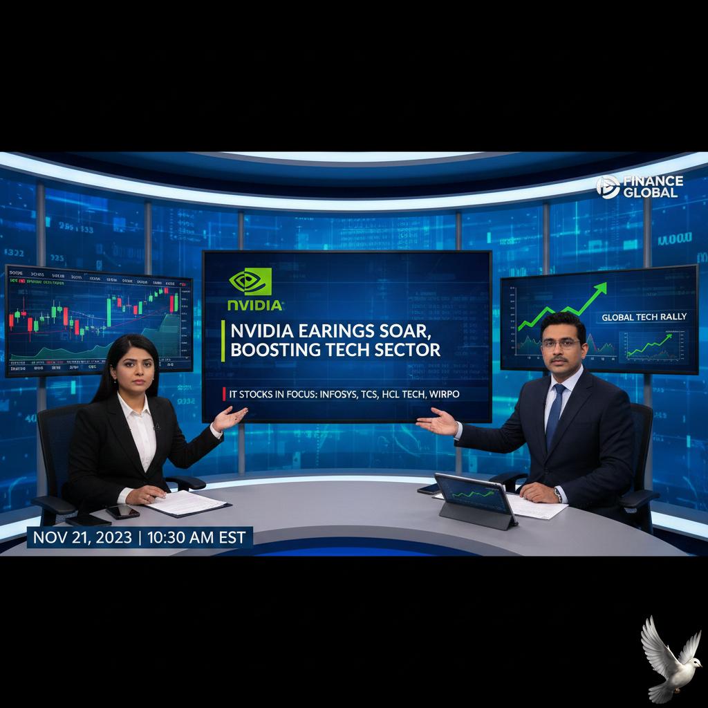 Nvidia Earnings Boost Tech Sector; IT Stocks Including Infosys and TCS in Focus