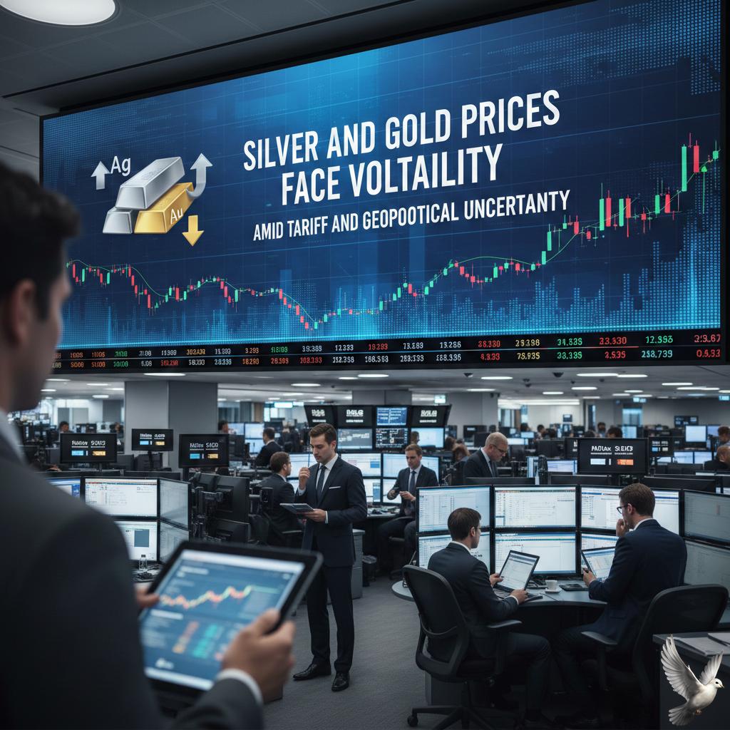 Silver and Gold Prices Face Volatility Amid Tariff and Geopolitical Uncertainty