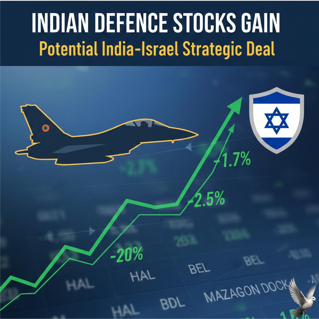 Indian Defence Stocks Gain on Potential India-Israel Strategic Deal