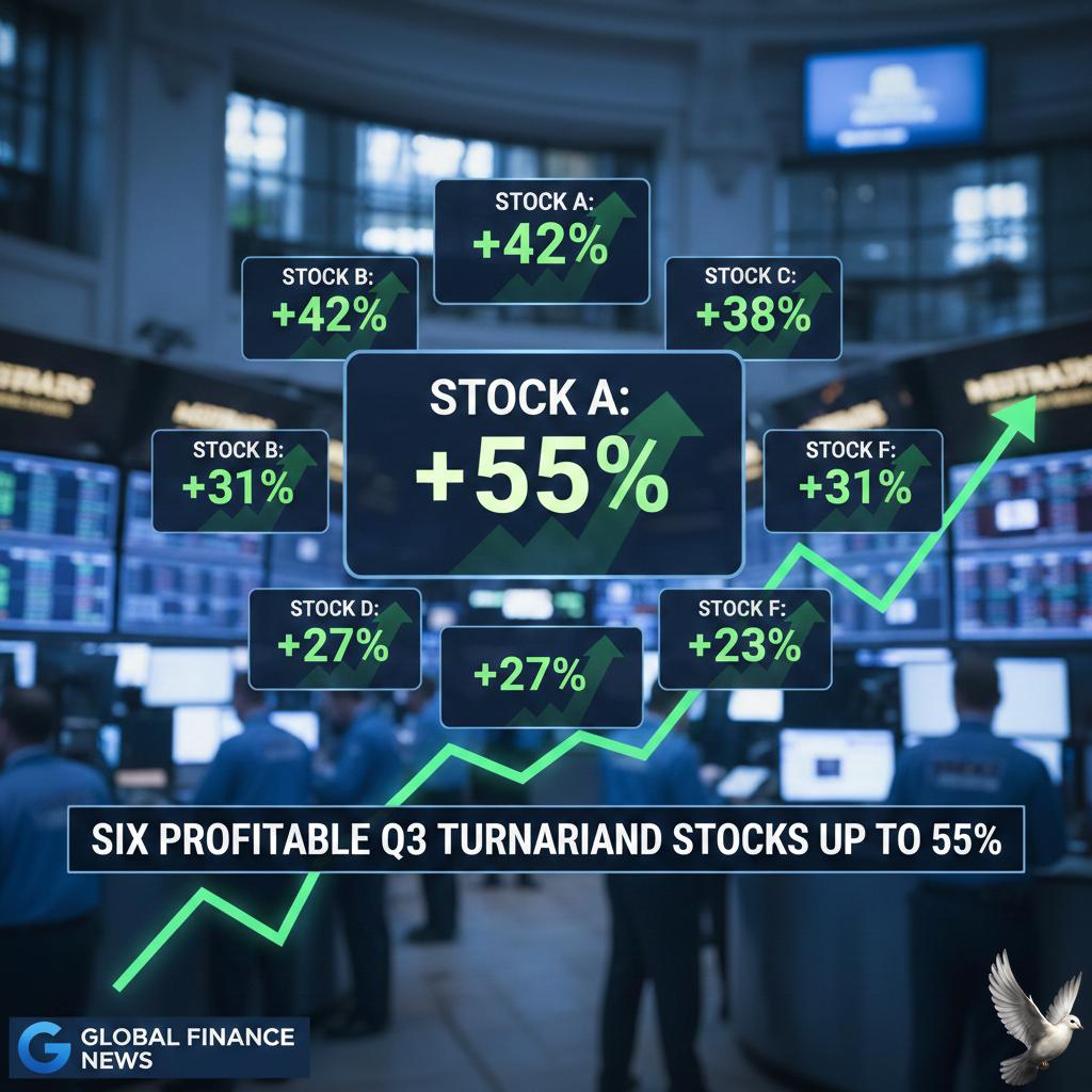 Six Profitable Q3 Turnaround Stocks Rise Up to 55% in Three Months