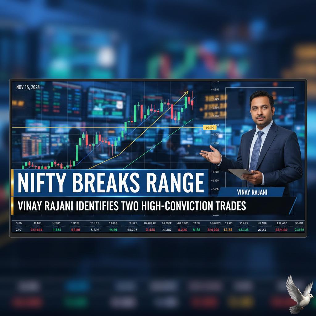 Nifty Breaks Range as Vinay Rajani Identifies Two High-Conviction Trades