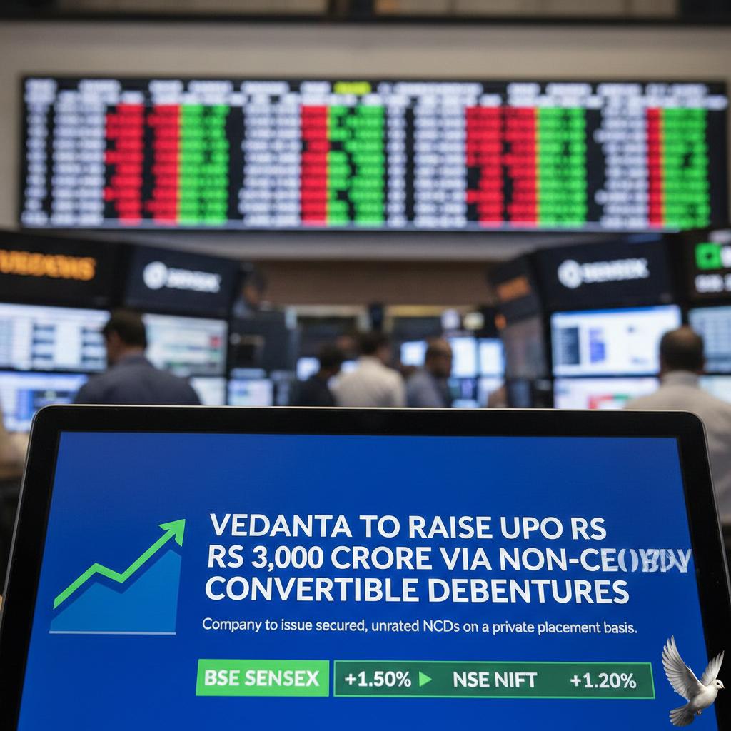 Vedanta to Raise Up to Rs 3,000 Crore via Non-Convertible Debentures