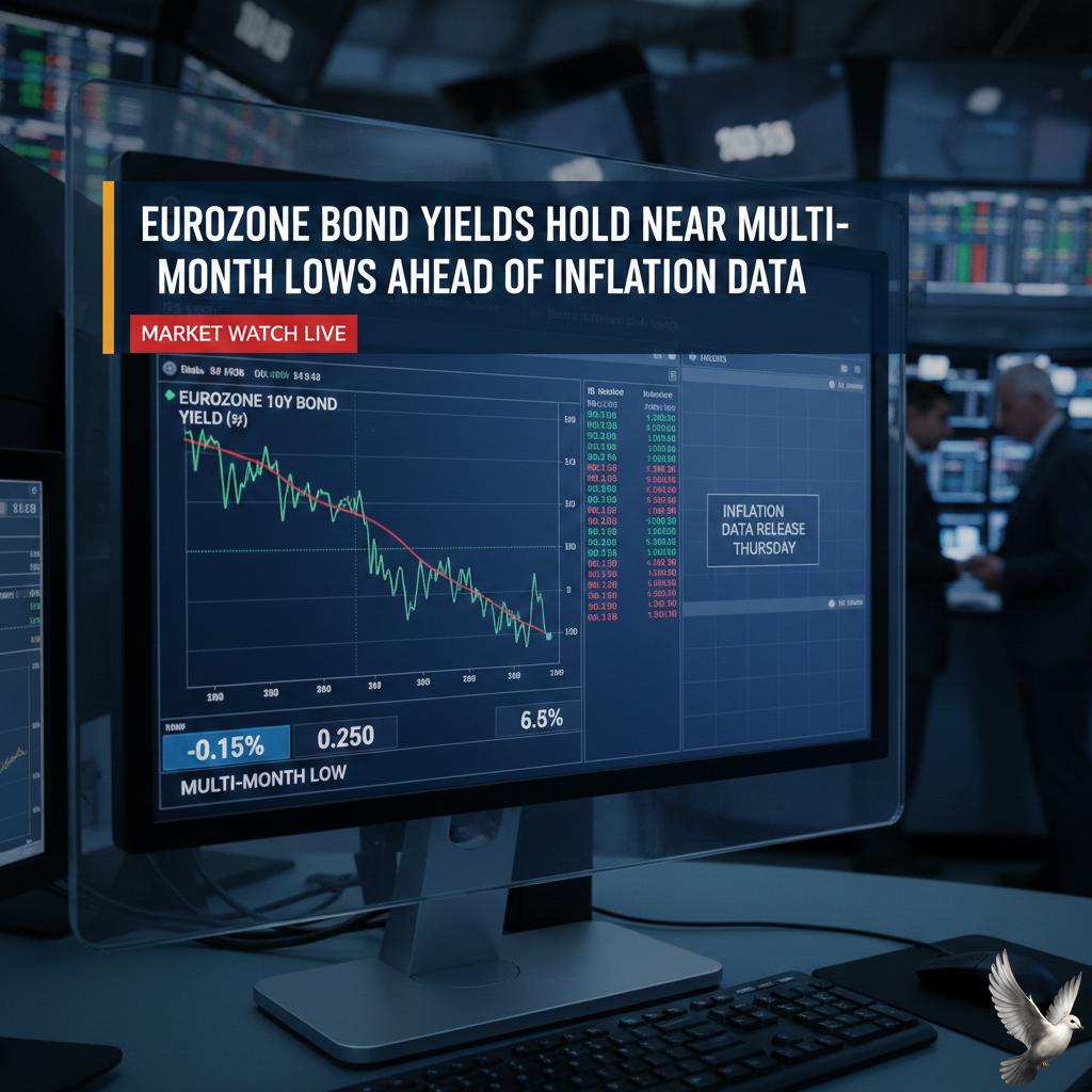 Eurozone Bond Yields Hold Near Multi-Month Lows Ahead of Inflation Data